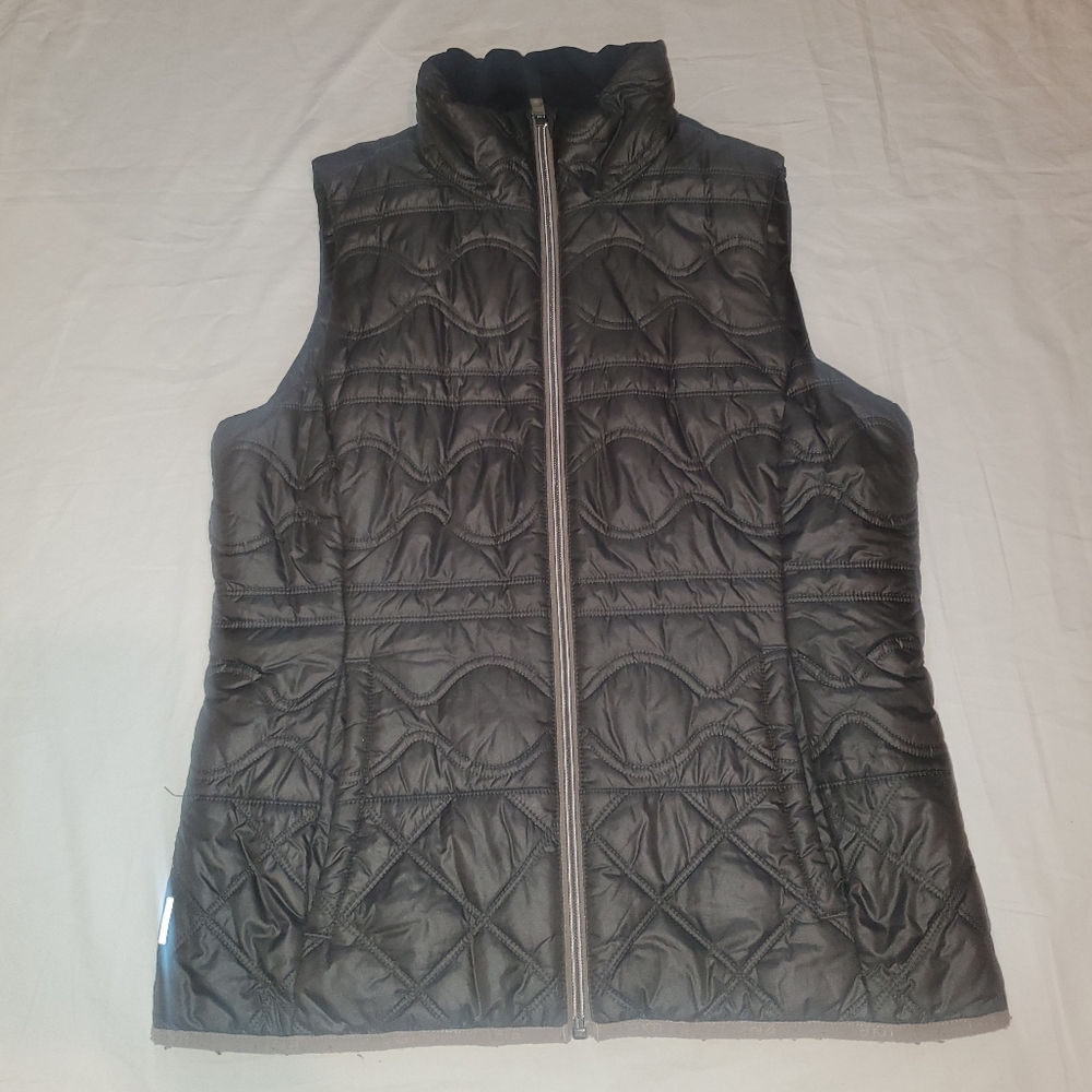LOLE Women's Gray Quilted Vest